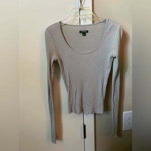 Wild Fable, light blue long sleeve crop top